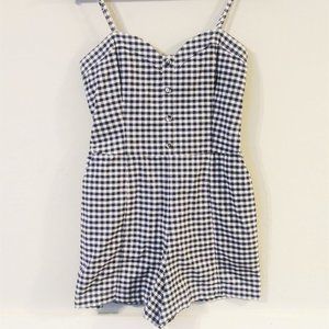 Abercrombie & Fitch Checkered Romper